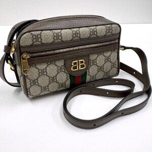 Balenciaga Zahakka Project Camera Bag Beige Brown